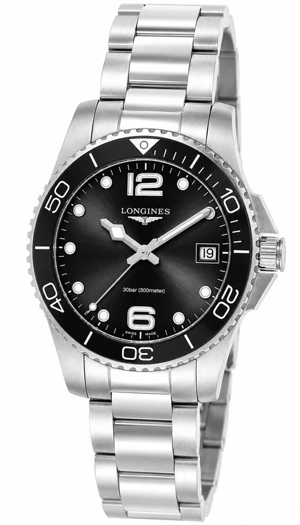 Longines watches LONGINES HydroConquest Quartz 32MM Black Dial Women's Watch L3.370.4.56.6 