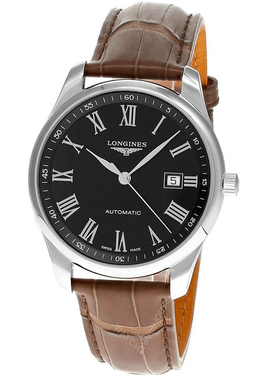 Longines watches LONGINES Master Collection Automatic 42MM Black Dial Leather Men's Watch L2.893.4.59.2 