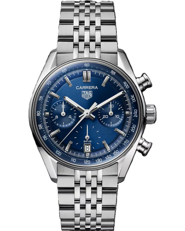 TAG HEUER Carrera Chronograph 39MM Blue Dial Steel Men's Watch CBS2212.BA0048