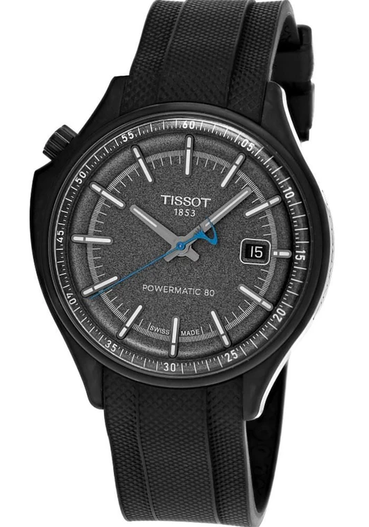 Tissot watches TISSOT Pinarello Automatic 43MM Gray Dial Rubber Men's Watch T162.408.97.061.00 
