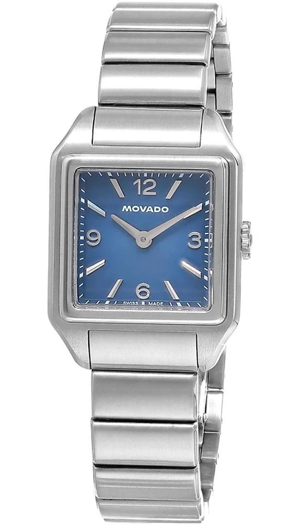 Movado watches MOVADO Heritage 1917 Quartz SS 25MM x 34MM Blue Dial Women's Watch 3650248 