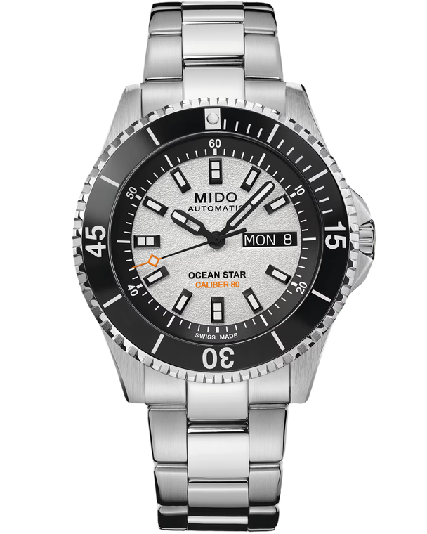 MIDO Ocean Star 200 Automatic 41MM White Dial SS Men's Watch M026.930.11.011.00 / M0269301101100