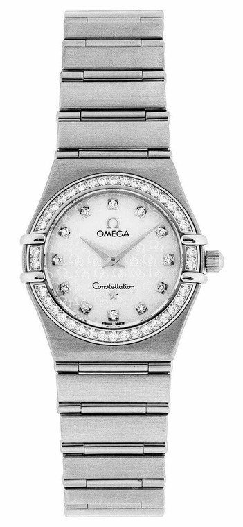 Omega watches OMEGA Constellation 25MM Quartz Diamond Dial Womens Watch 1458.75.00/14587500