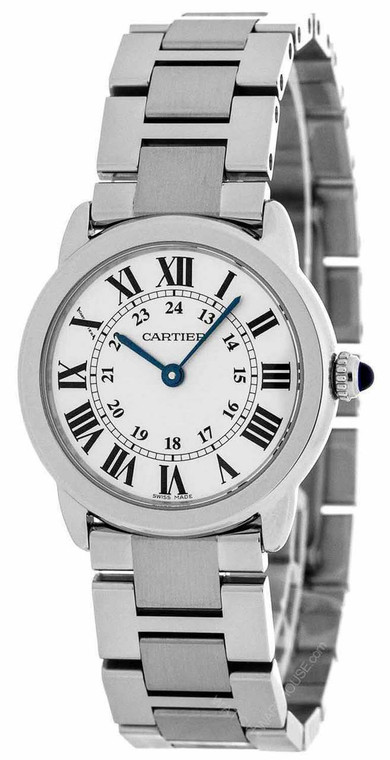Cartier watches CARTIER Ronde Solo SM 29MM Silver Dial Womens Steel Watch W6701004