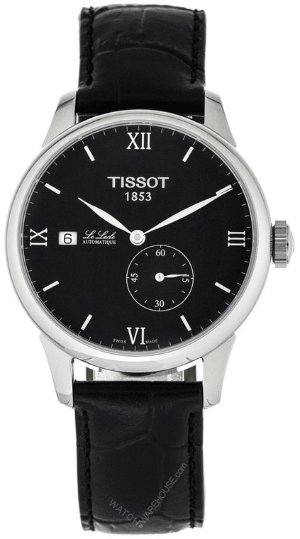 Tissot watches TISSOT Le Locle Automatic Black Leather Mens Watch T0064281605800