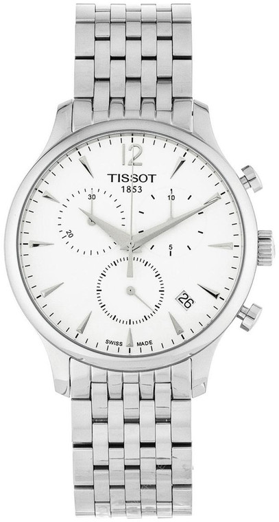 TISSOT Tradition Chronograph 42MM Quartz SS Men's Watch T0636171103700