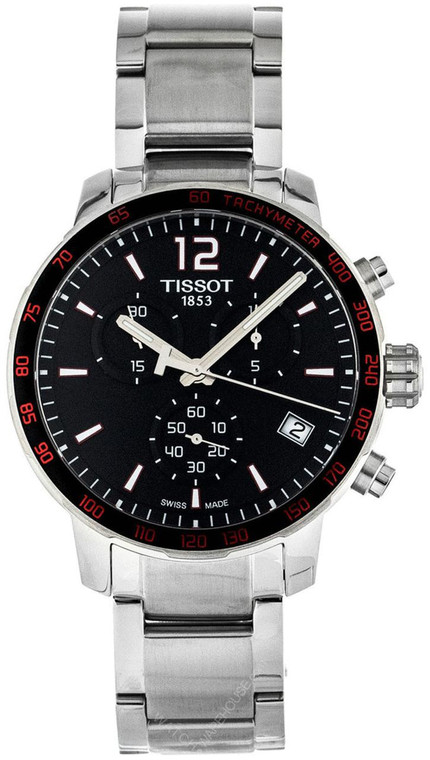Tissot watches TISSOT Quickster 42MM Chronograph Quartz SS Mens Watch T0954171105700
