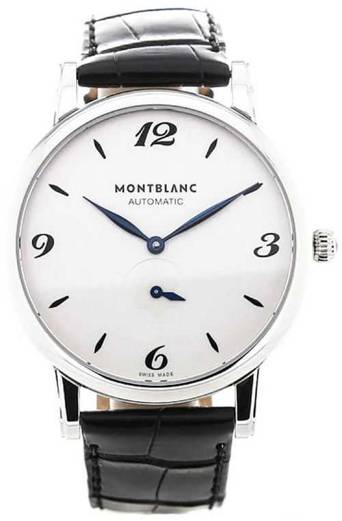 Montblanc watches MONTBLANC Star Classique 39MM Automatic White Dial Mens Watch 107073