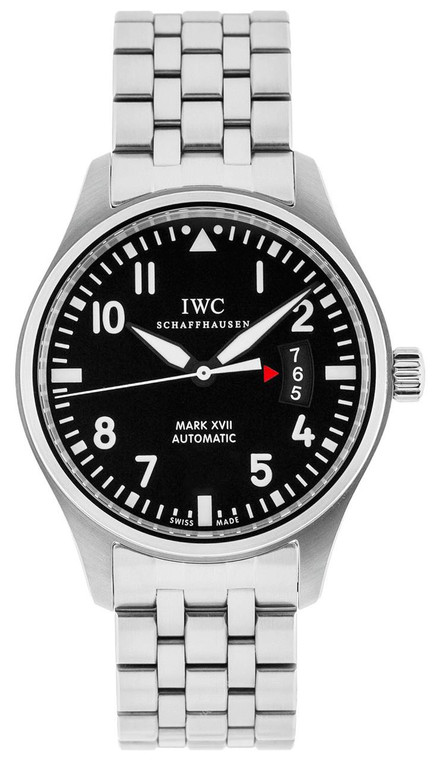 IWC watches IWC Pilot Mark XVII 41MM AUTO S-Steel Black Dial Mens Watch IW326504