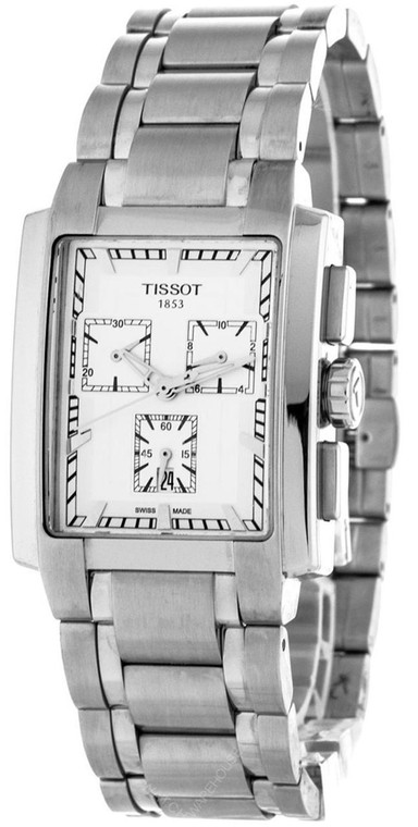 Tissot watches TISSOT Classic-T XL Chronograph SS Mens Bracelet Watch T0617171103100