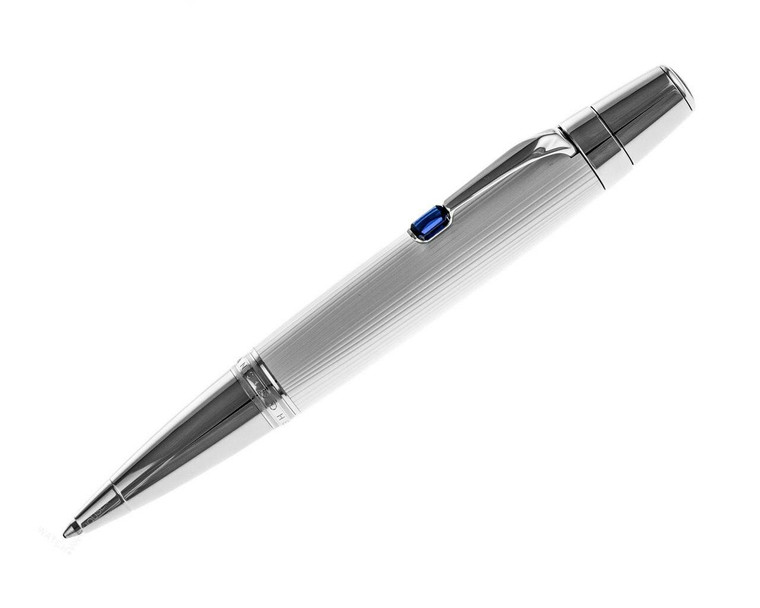 Montblanc Pens MONTBLANC Boheme Blanche Sapphire Gemstone 4.25 Ballpoint Pen 111345