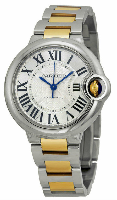 Cartier watches Cartier W2BB0002 Ballon Bleu Automatic 33MM Women 18KY Two Toned Watch
