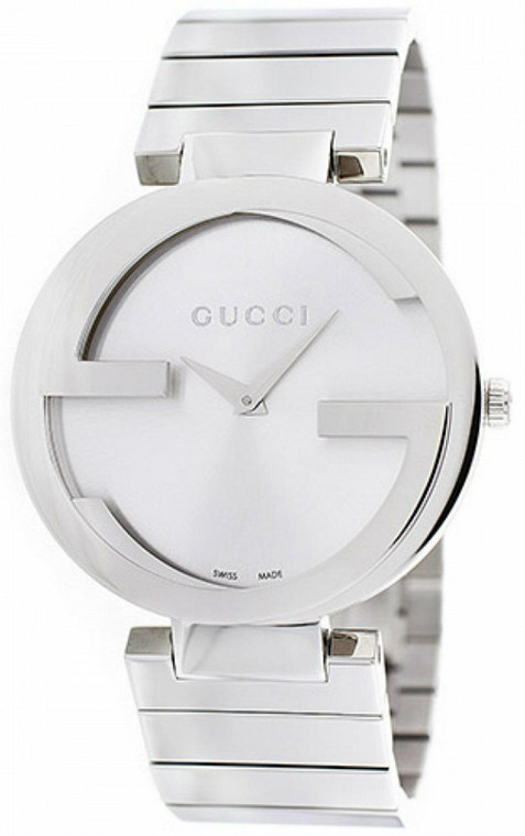 Gucci watches GUCCI Interlocking-G Silver Sun-Brushed Dial SS Womens Watch YA133308