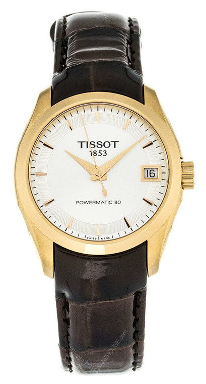 Tissot watches TISSOT Couturier Powermatic 80 Rose Gold Womens Watch T0352073603100
