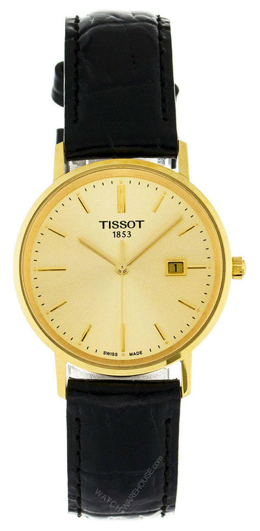 Tissot watches TISSOT Goldrun Sapphire 18K Gold Leather Womens Watch T9222101602100