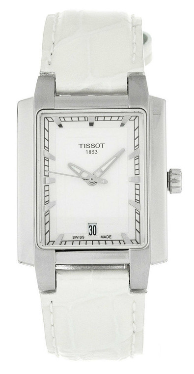 Tissot watches TISSOT T-Trend TXL White Dial Leather Womens Watch T0613101603100