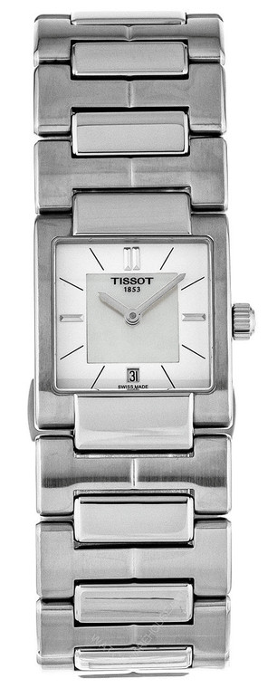 Tissot watches TISSOT T2 Mother of Pearl SS White Dial Womens Watch T0903101111100