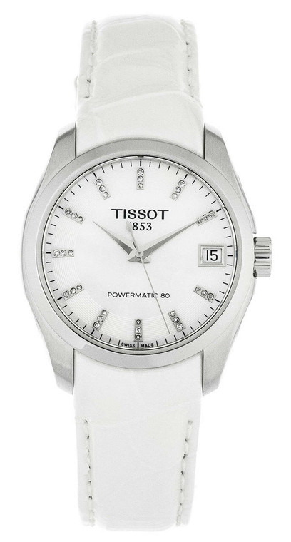 Tissot watches TISSOT Couturier Powermatic 80 MOP Dial Womens Watch T0352071611600