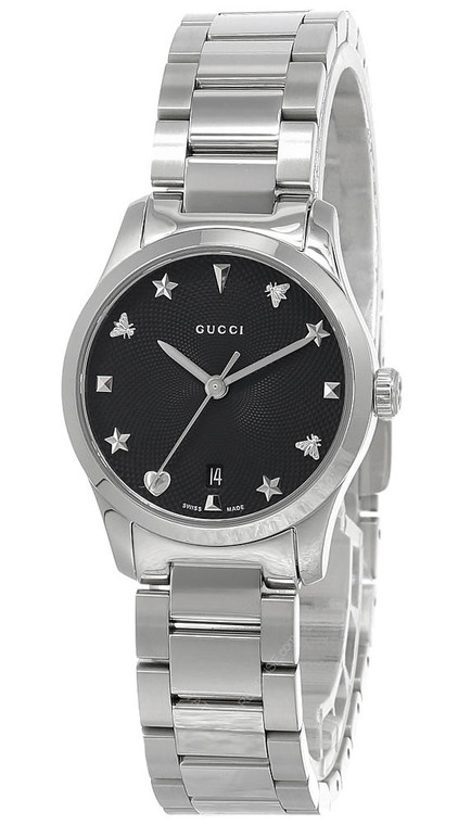 Gucci watches GUCCI G-Timeless 27MM Quartz SS Gucci Charms Womens Watch YA126573A