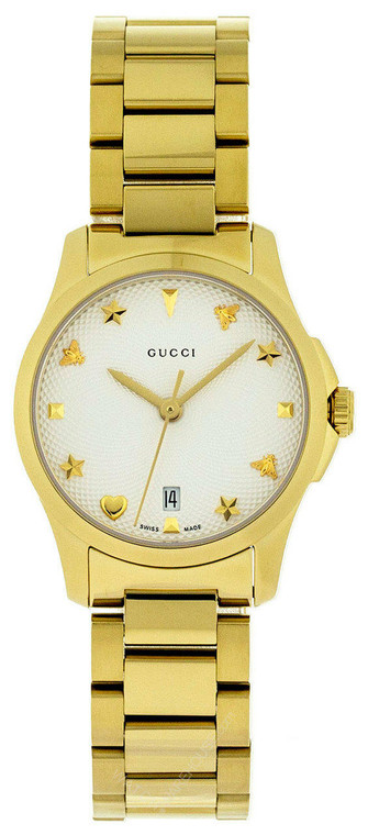 Gucci watches GUCCI G-Timeless 27MM Quartz SS Gold PVD Womens Watch YA126576A