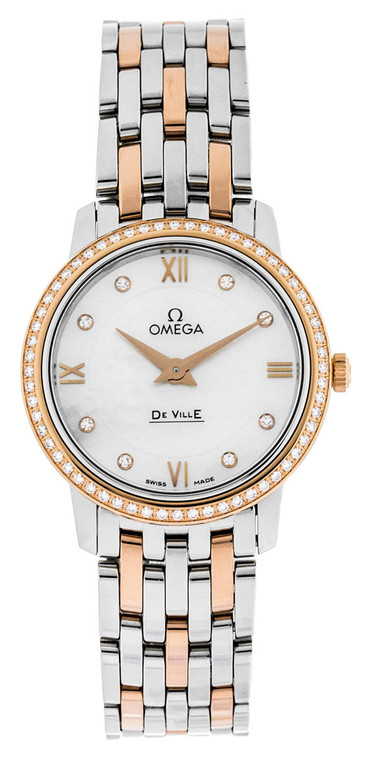 Omega watches OMEGA De Ville Prestige 27.4 Diamond MOP Watch 424.25.27.60.55.002