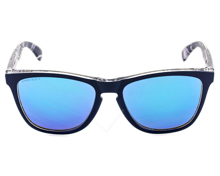 Eyewear Brands Oakley Frogskins Milan Urban COMM Navy Frame Sapphire Lens OO9013-D355