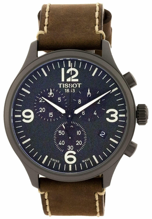 Tissot watches TISSOT T-Sport XL 45MM CHRONO Green Dial Mens Watch T1166173609700