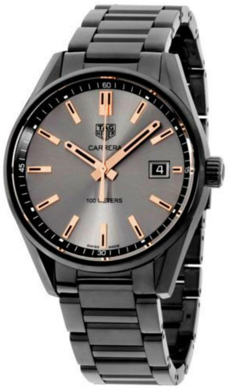 TAG Heuer Watches‎ TAG HEUER Carrera 39MM Black Titanium Womens Watch WAR1113BA0602