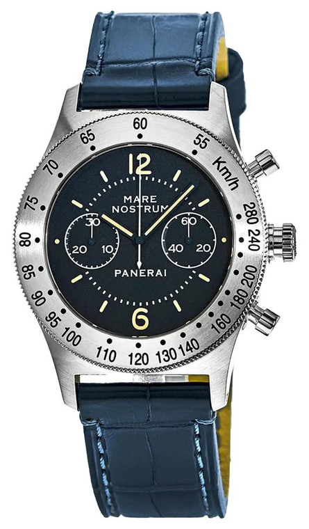 Panerai watches PANERAI Luminor Mare Nostrum Acciaio Blue Dial Mens Watch PAM00716