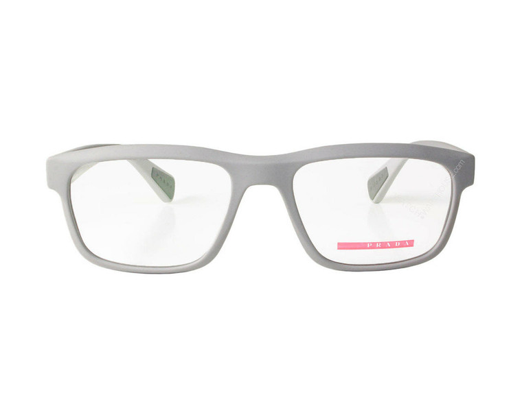 Eyewear Brands Prada Rectangle Grey Full Rim Frame Mens Eyewear 0PS07GV-UFO1O1-53