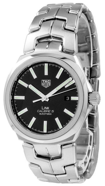TAG HEUER Caliber-5 41MM AUTO Black Dial Men's Watch WBC2110.BA0603