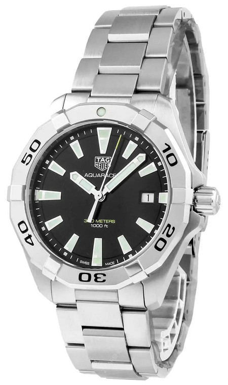 TAG Heuer Watches‎ TAG HEUER Aquaracer 41MM Quartz Black Dial Mens Watch WBD1110BA0928
