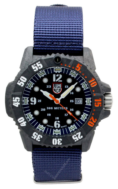 Luminox watches LUMINOX Master Carbon Seal 3800 46MM Blue Dial Mens Watch XS.3803C