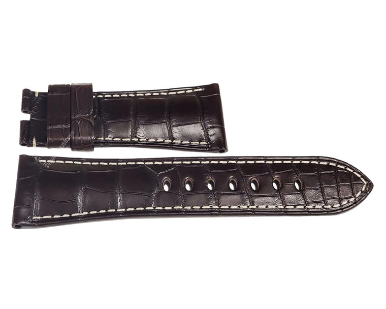 Watch Bands and Others PANERAI Alligator Semimat Dark Brown 27/22 Standard Strap MX005FP3