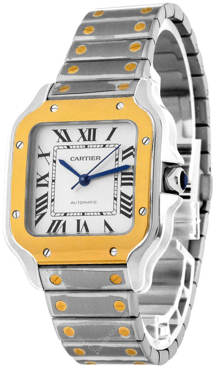 Cartier watches CARTIER Santos 35.1MM AUTO SS 18kK Yellow Gold Unisex Watch W2SA0007