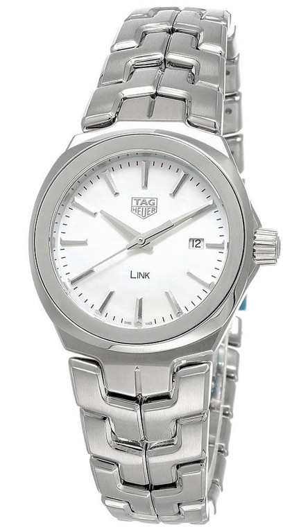 TAG Heuer Watches‎ TAG HEUER Link 32MM SS Mother of Pearl Womens Watch WBC1310BA0600