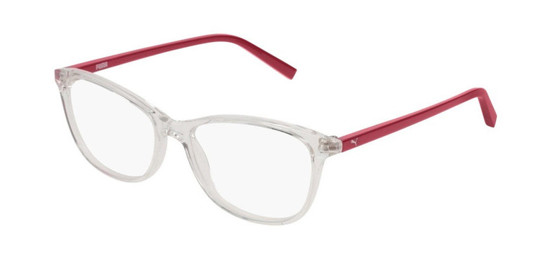 Eyewear Brands PUMA Crystal Oval Full Rim Plastic 49mm Ladies Eyewear PJ0033O 003