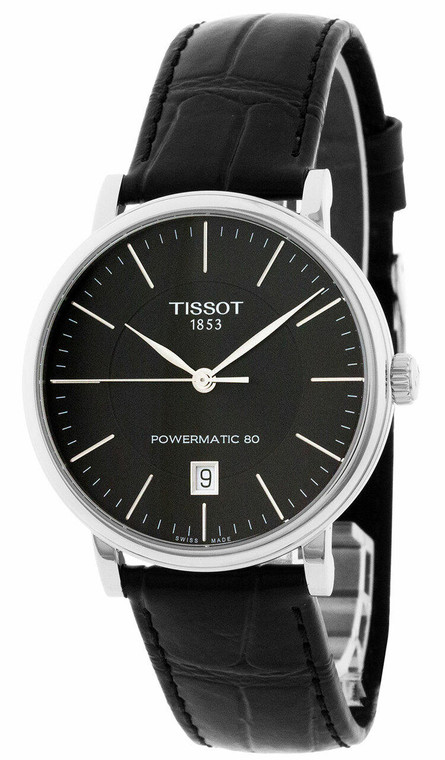 Tissot watches TISSOT Carson Premium 40MM AUTO Black Dial Mens Watch T1224071605100