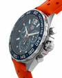 TAG Heuer Watches‎ TAG Heuer Formula 1 Chronograph Blue Dial Orange Rubber Watch with 3 Subdials CAZ1014FT8028