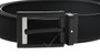 Montblanc Accessories MONTBLANC Rectangular Matte Black Cut-to-Size Casual LTHR Belt 123907