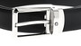 Montblanc Accessories MONTBLANC Rectangular Black Trapeze Buckle Leather Belt 123896
