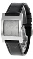 Gucci watches GUCCI Quartz SS Case Gray Dial BLK Leather Mens Watch 7700M.0036982