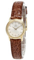 Omega watches OMEGA DeVille Prestige 18K Gold Case LTHR Womens Watch 46703102