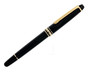 Montblanc Pens MONTBLANC Meisterstuck Classique Gold-Coated Rollerball and Notebook 123754