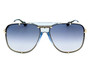 Eyewear Brands GUCCI Gold/Gray Lens 63-14-140MM Womens Sunglasses GG0739SA-001