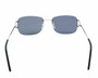 Eyewear Brands CARTIER Classic C Silver with Grey Lens 58MM Unisex Sunglasses CT0011RS 001