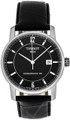 Tissot watches TISSOT T-Classic 40MM AUTO Titanium BLK LTHR Mens Watch T0874074605700