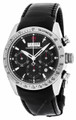 Tudor watches TUDOR Fastrider 42MM Chronograph SS Black Leather Mens Watch 42000
