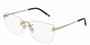 Eyewear Brands BOUCHERON Crystal Red Gold Metal Optical Frame Eyewear BC0019O-001