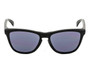 Eyewear Brands Oakley Frogskins Polished Black Frame Gray Lens Sunglasses 24-306